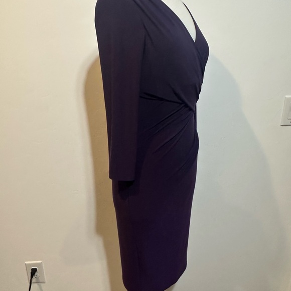 Ralph Lauren Deep Purple Long Sleeve Dress - Picture 4 of 7